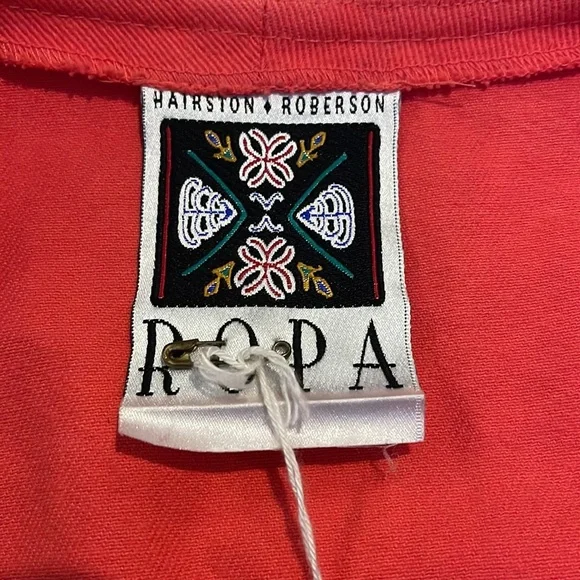 Vintage Hairston Roberson Ropa Southwestern Vest sz 12 - Picture 2 of 6